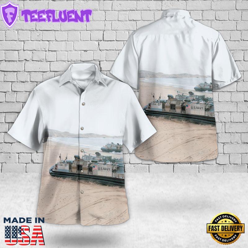 U.S Navy Landing Craft Air Cushion Hawaiian Shirt