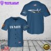 US Navy McDonnell Douglas FA-18C Hornet of VFA-204 River Rattlers Baseball Jersey