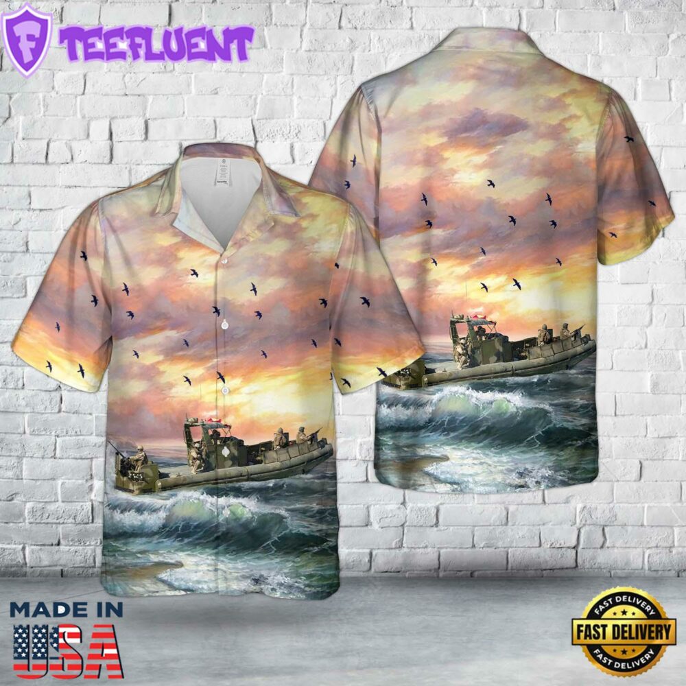 U.S. Navy Riverine Squadron 2 patrols Hawaiian Shirt
