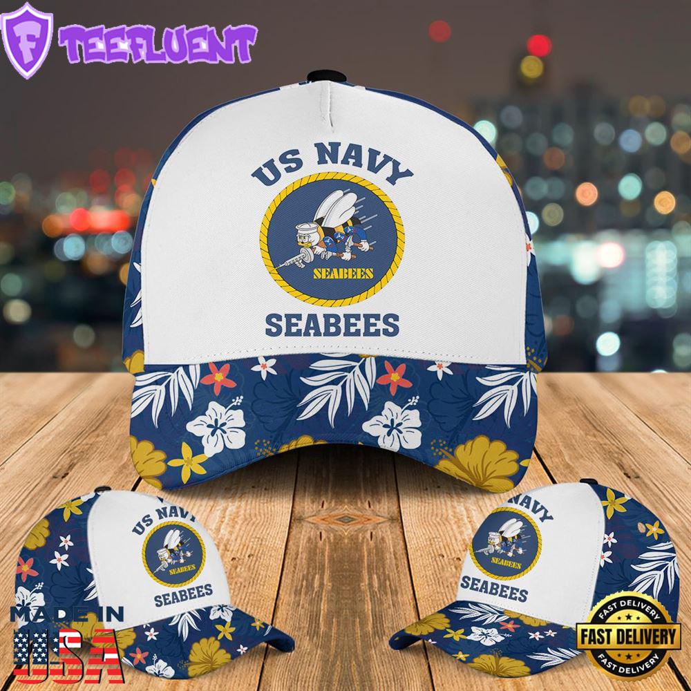 US Navy SEABEES Naval Construction Force (NCF) Baseball Cap