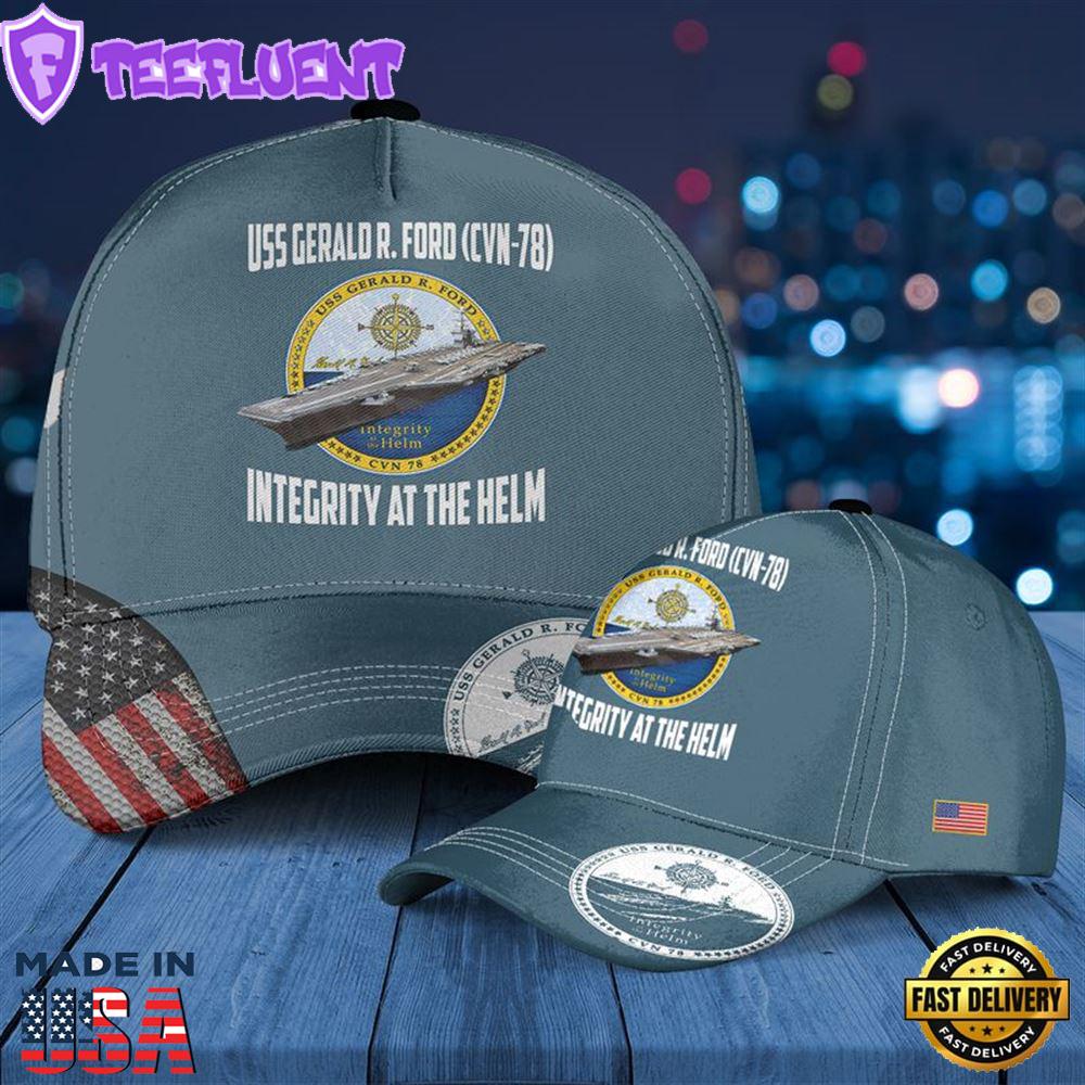 US Navy USS Gerald R. Ford (CVN-78) Baseball Cap