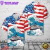 US Navy USS Midway (CV-41), 4th Of July Hawaiian Shirt