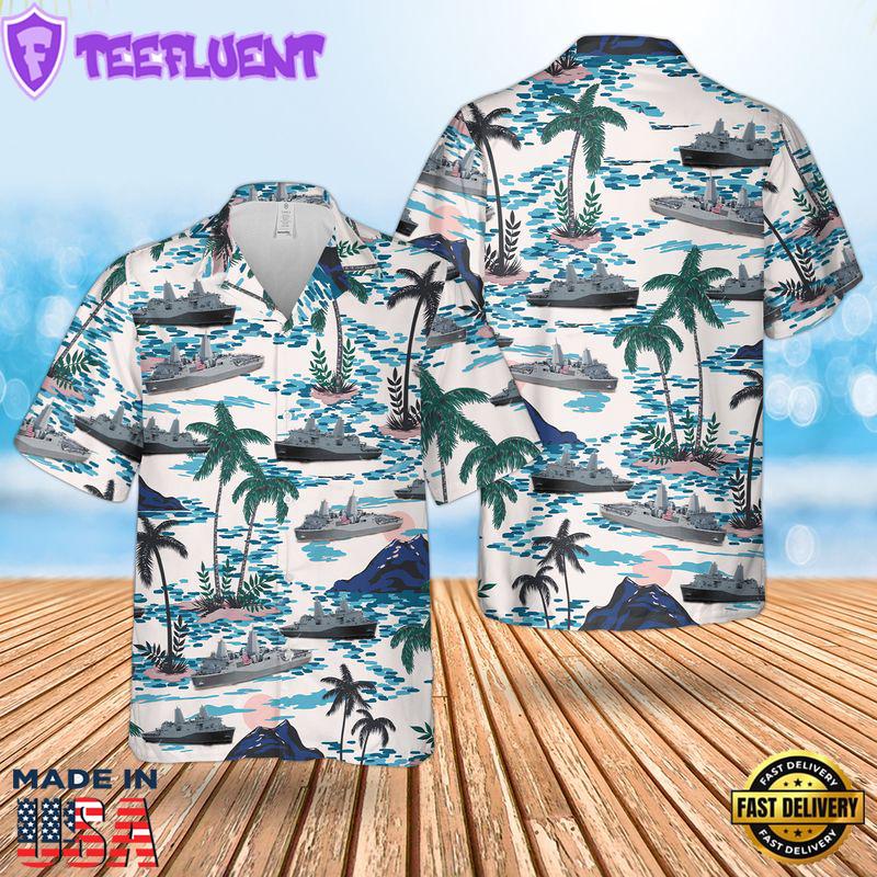 US Navy USS New York (LPD-21) Hawaiian Shirt
