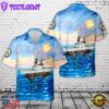 US Navy USS Oldendorf (DD-972) Hawaiian Shirt