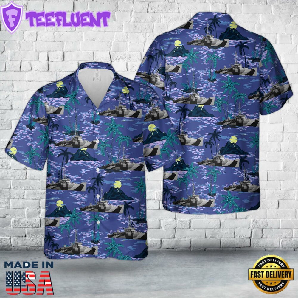 US Navy USS Pursuit (AM-108) Hawaiian Shirt