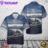 US Navy USS Richmond K. Turner (DLG-20 CG-20) Leahy-class cruiser destroyer leader Hawaiian Shirt