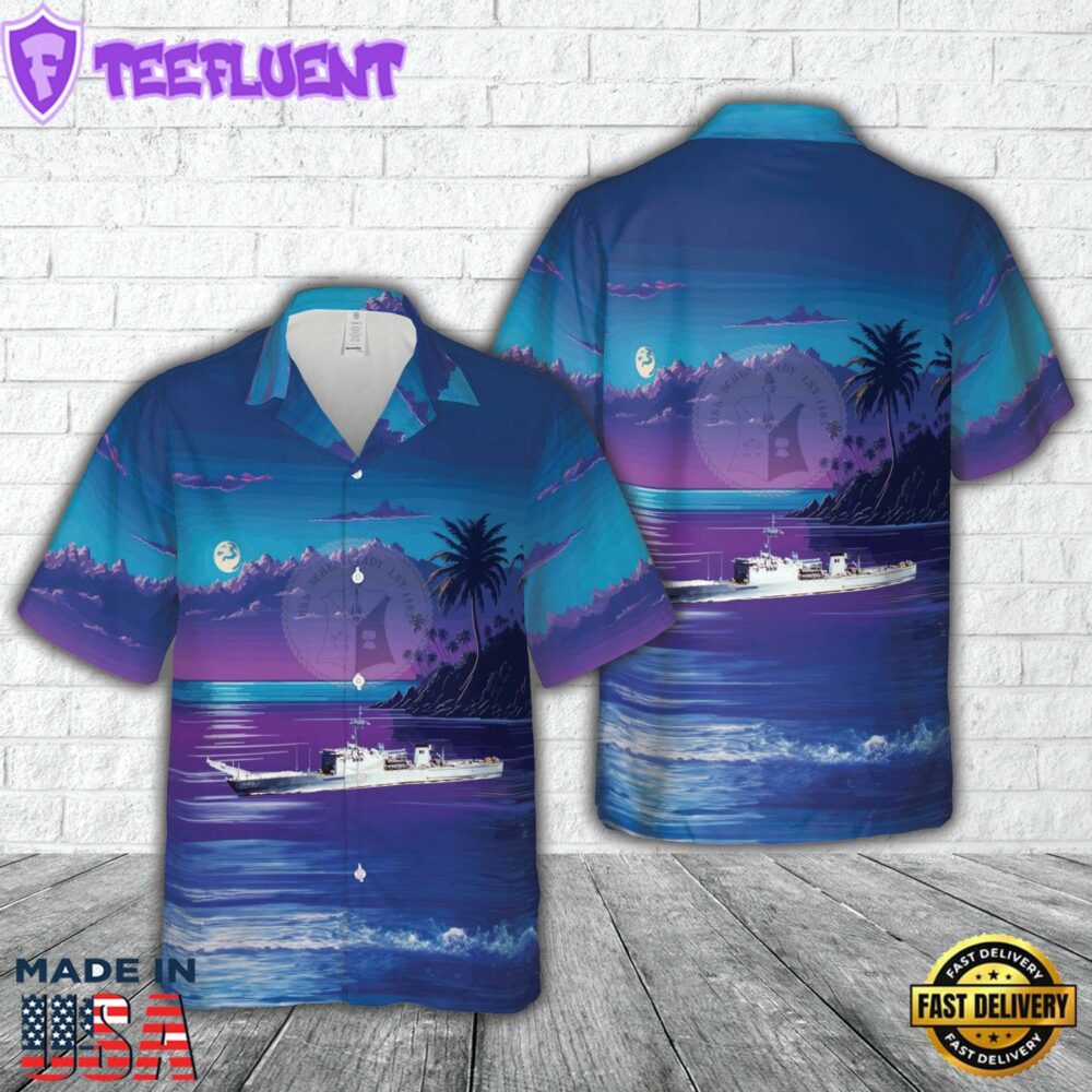 US Navy USS Schenectady (LST-1185) Hawaiian Shirt