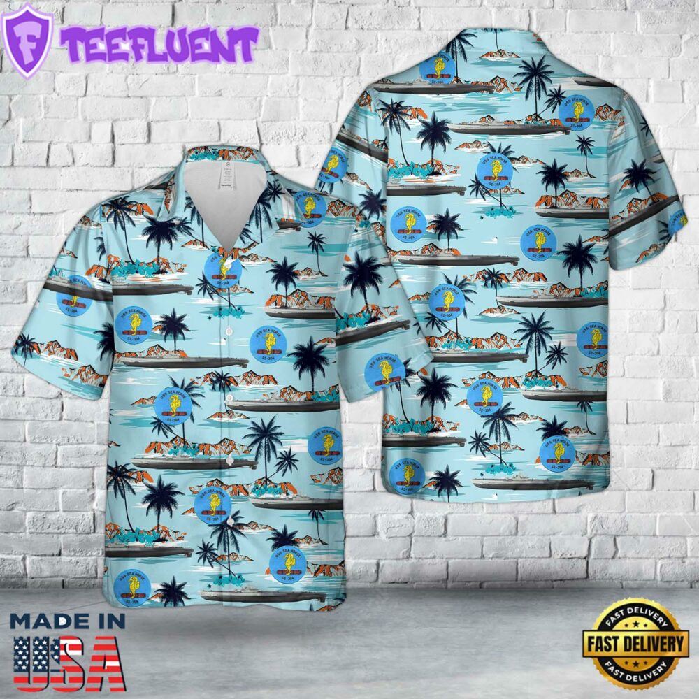 US Navy USS Seahorse (SS-304) Balao-class submarine In WWII Hawaiian Shirt