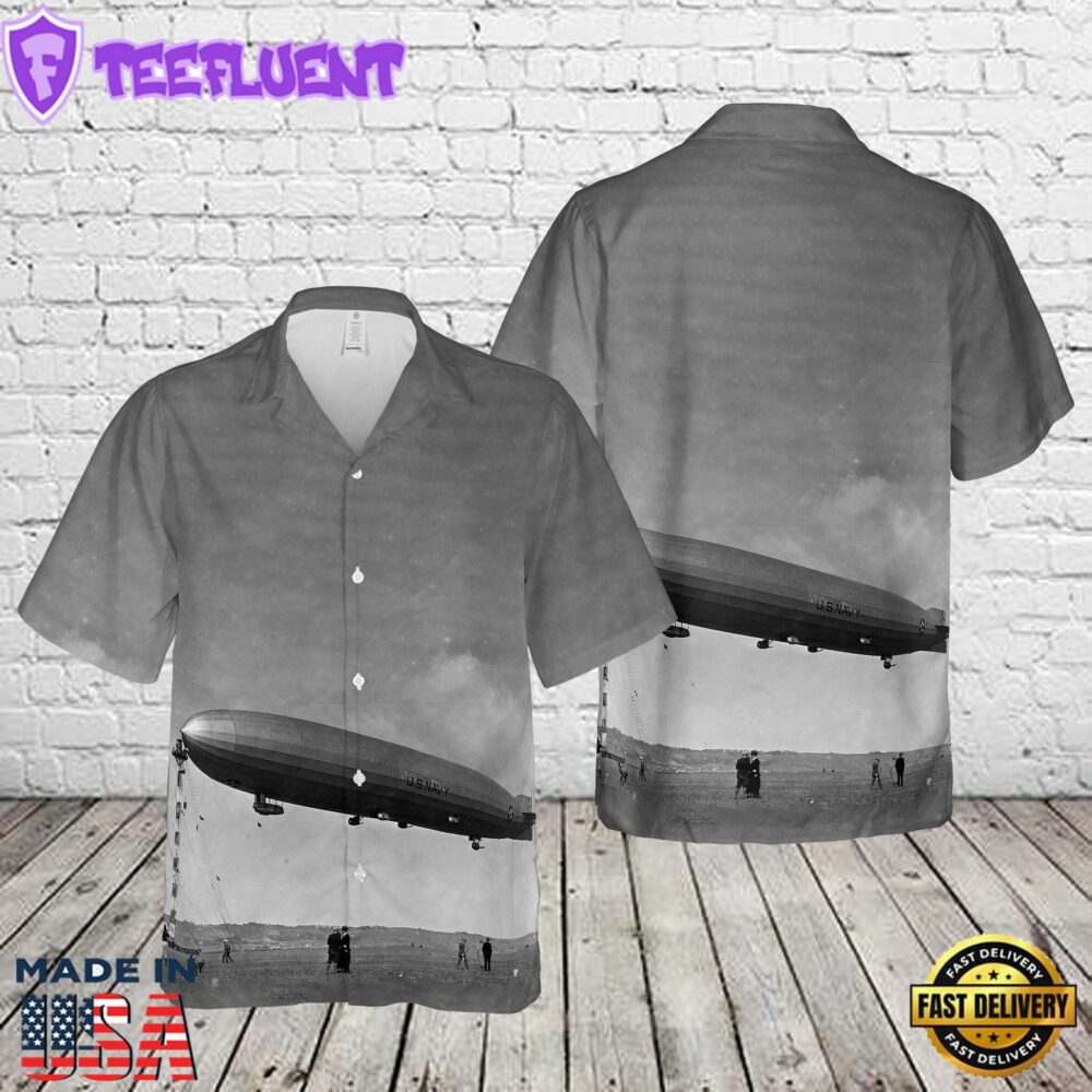 US Navy USS Shenandoah (ZR-1) Hawaiian Shirt