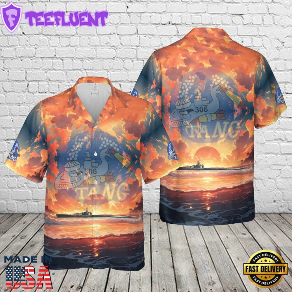 US Navy USS Tang (SS-306) Balao-class submarine In WWII Hawaiian Shirt