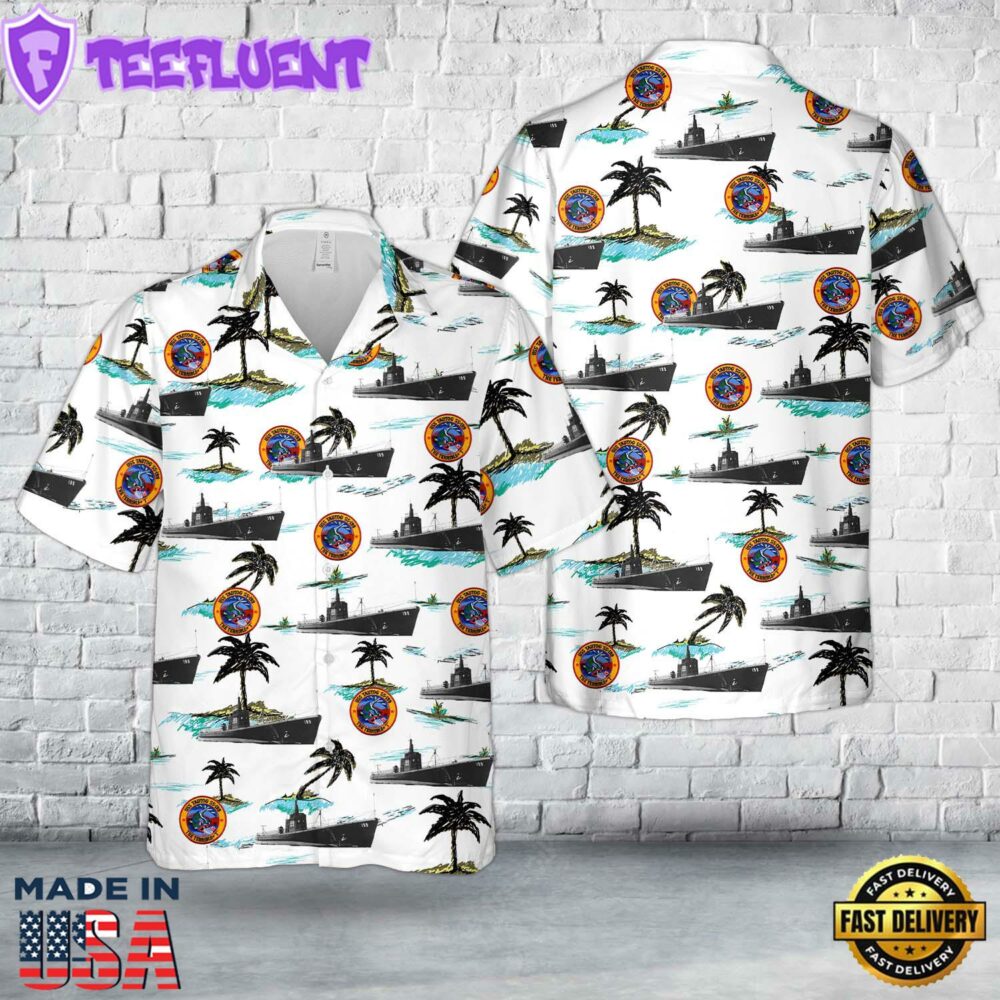 US Navy USS Tautog (SS-199) Tambor-class Submarine In WWII Hawaiian Shirt