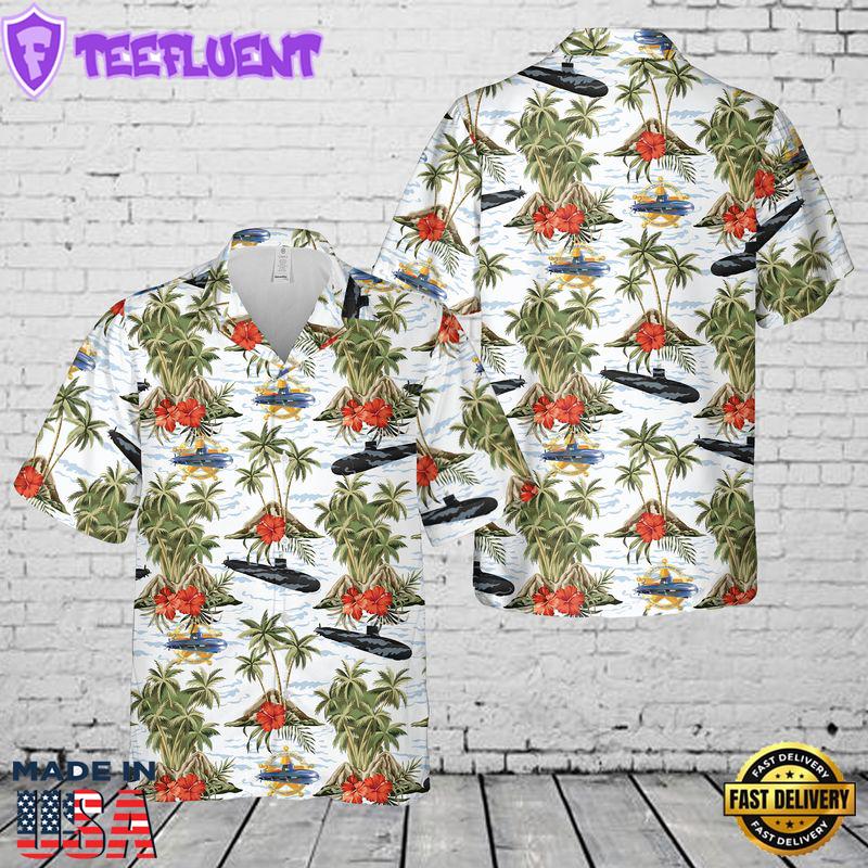 US Navy USS Texas (SSN-775) Hawaiian Shirt