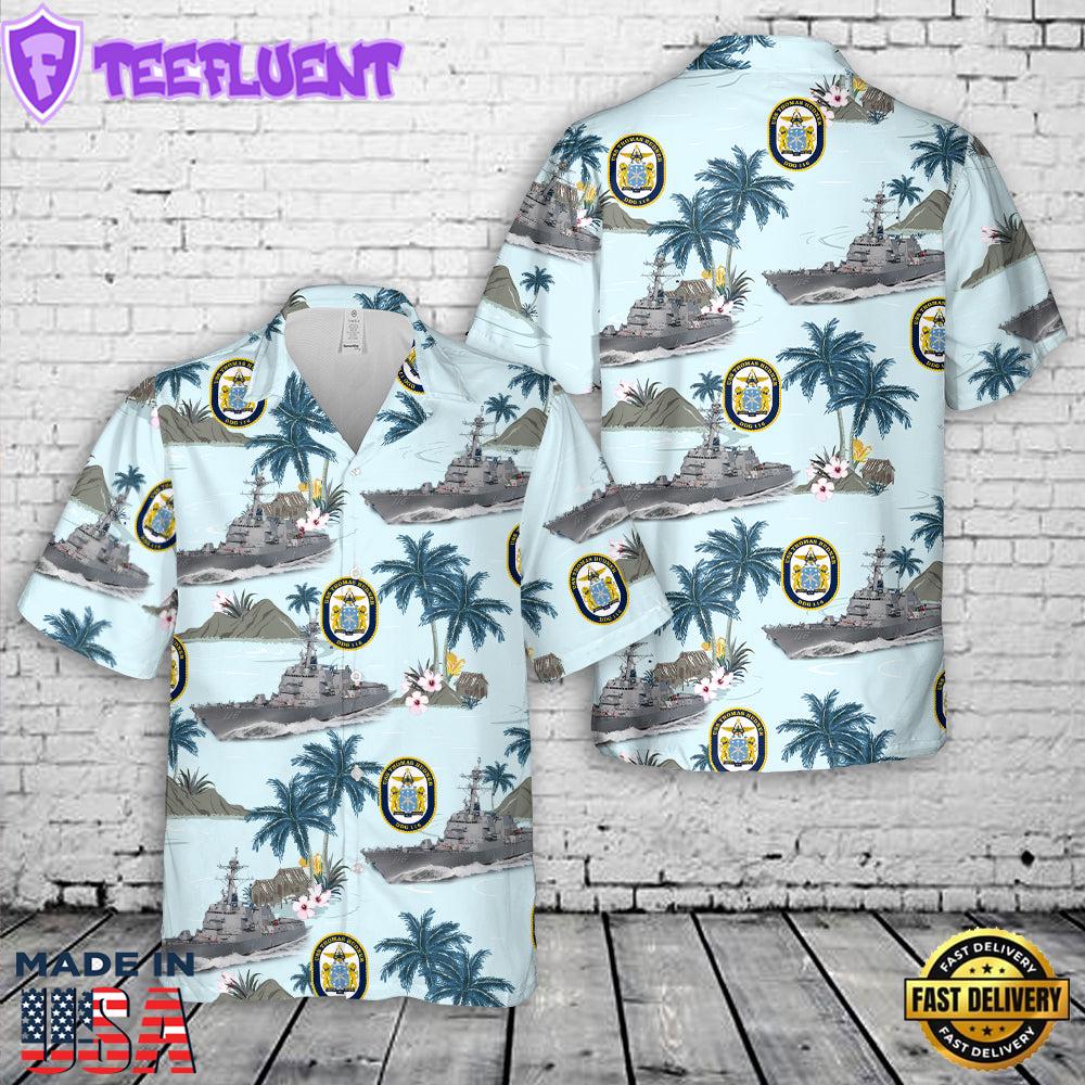 US Navy USS Thomas Hudner (DDG-116) Hawaiian Shirt