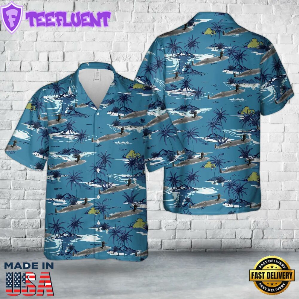 US Navy USS Thresher (SSN-593) Hawaiian Shirt