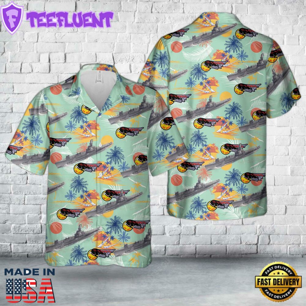 US Navy USS Toro (SS-422) Tench-class submarine Hawaiian Shirt