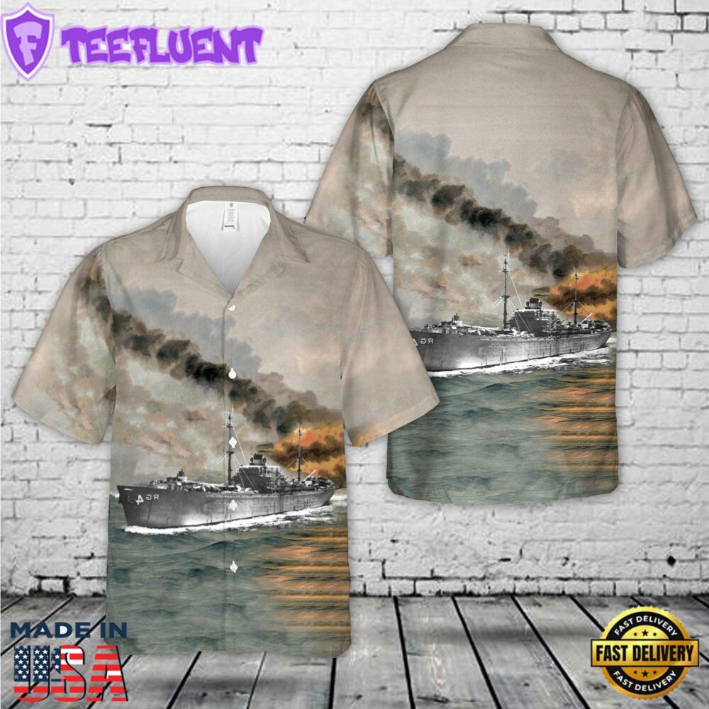 US Navy USS Tutuila (ARG-4) Vietnam War Hawaiian Shirt