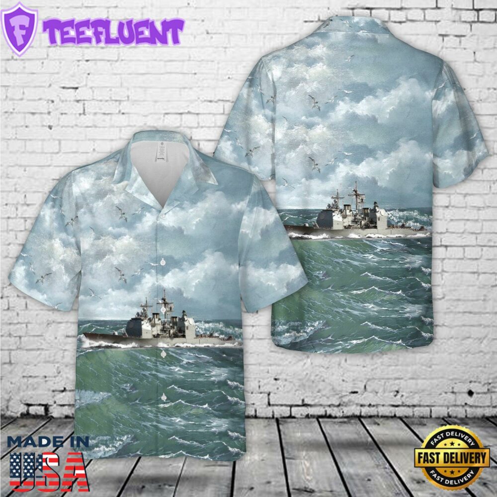 US Navy USS Valley Forge (CG-50) Ticonderoga-class cruiser Hawaiian Shirt