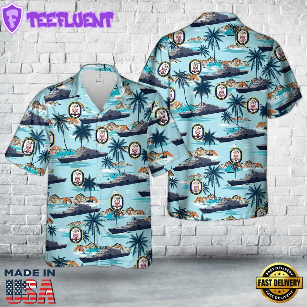 US Navy USS Wichita (LCS-13) Freedom-class littoral combat ship Hawaiian Shirt