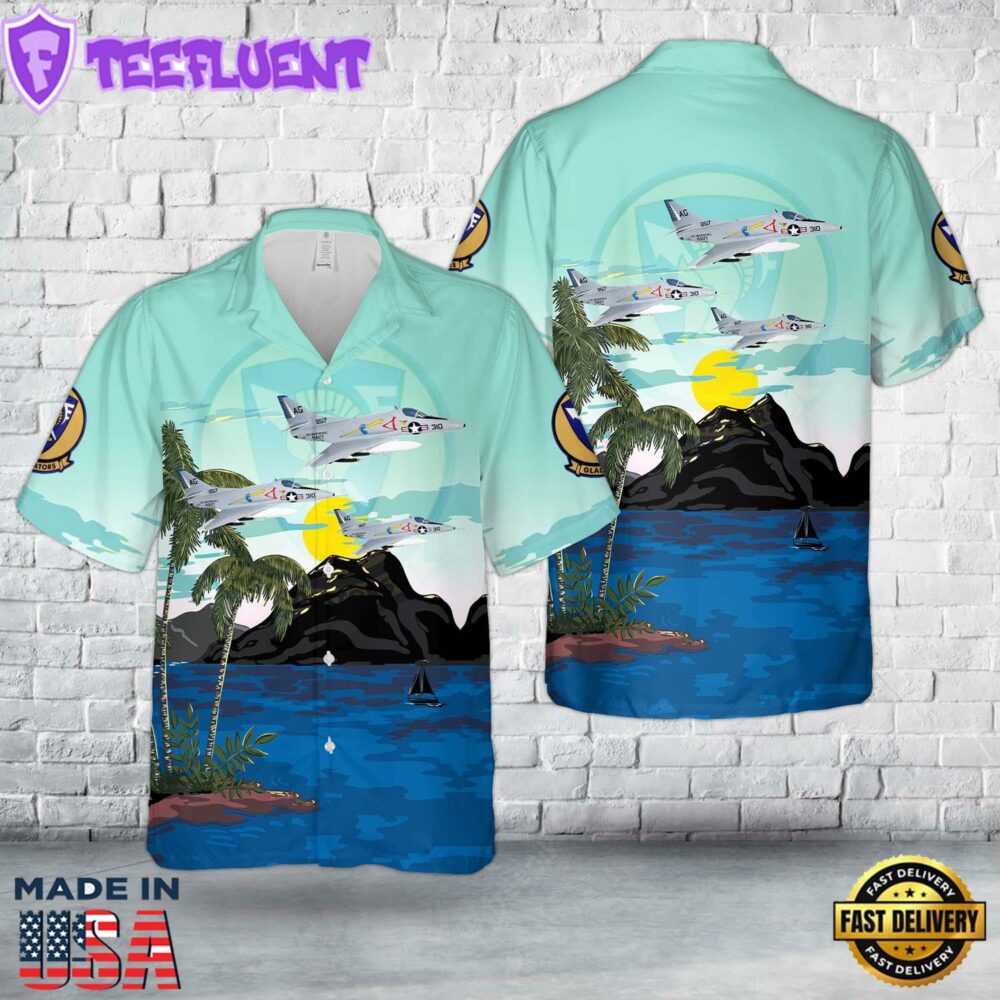 US Navy VA-106 Gladiators A-4C (1969) Hawaiian Shirt
