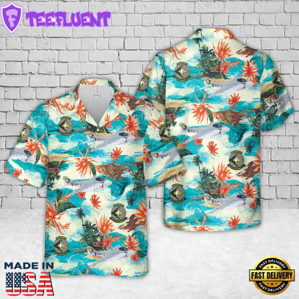 US Navy VA-165 Boomers (1977 USS Constellation) KA-6D Intruder Hawaiian Shirt