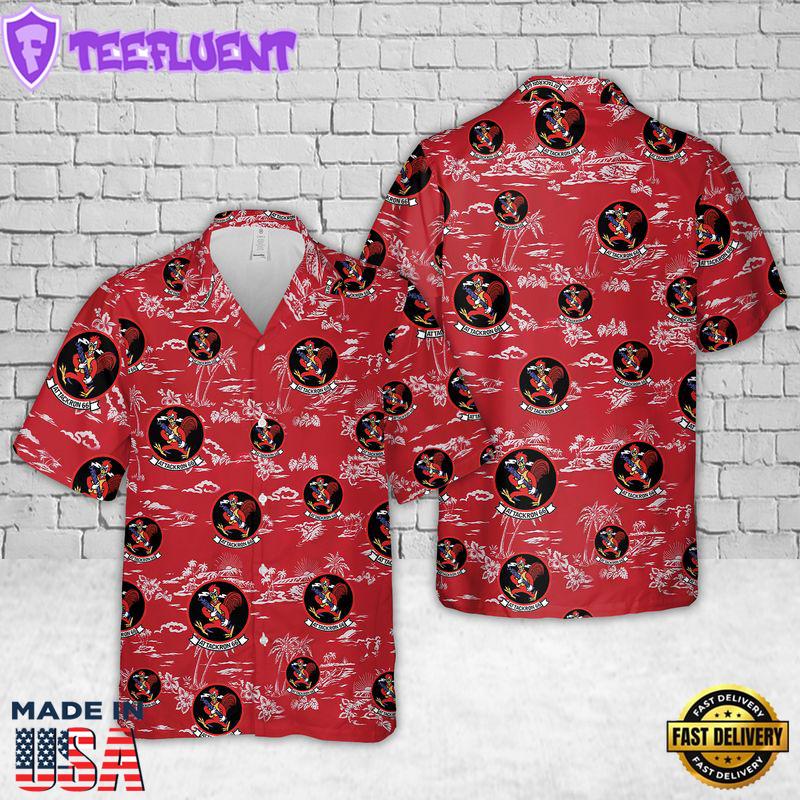 U.S Navy VA-66 Badge Hawaiian Shirt
