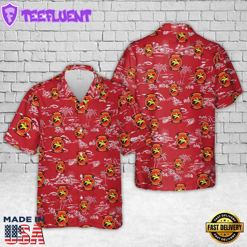 U.S Navy VA-87 Badge Hawaiian Shirt