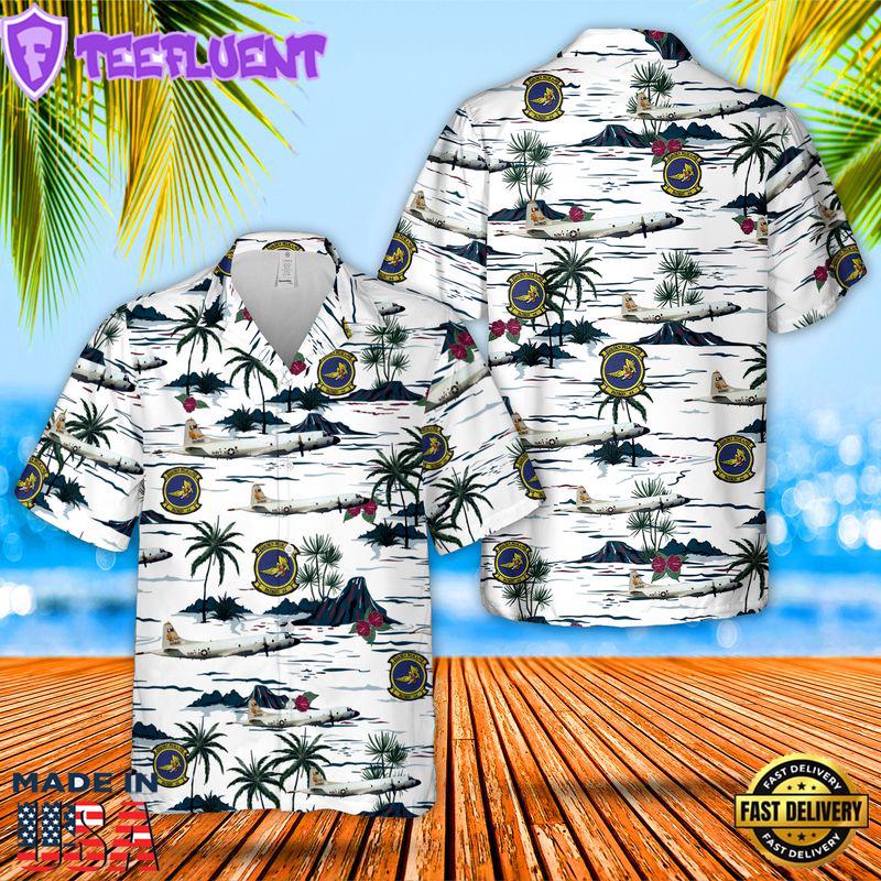 US Navy VP-44 (1951-1991) Lockheed P-3C Orion Hawaiian Shirt