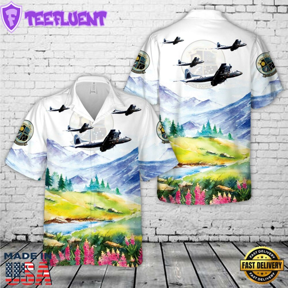US Navy VP-49 Lockheed P-3A Orion (BuNo 150501) Woodpeckers Hawaiian Shirt