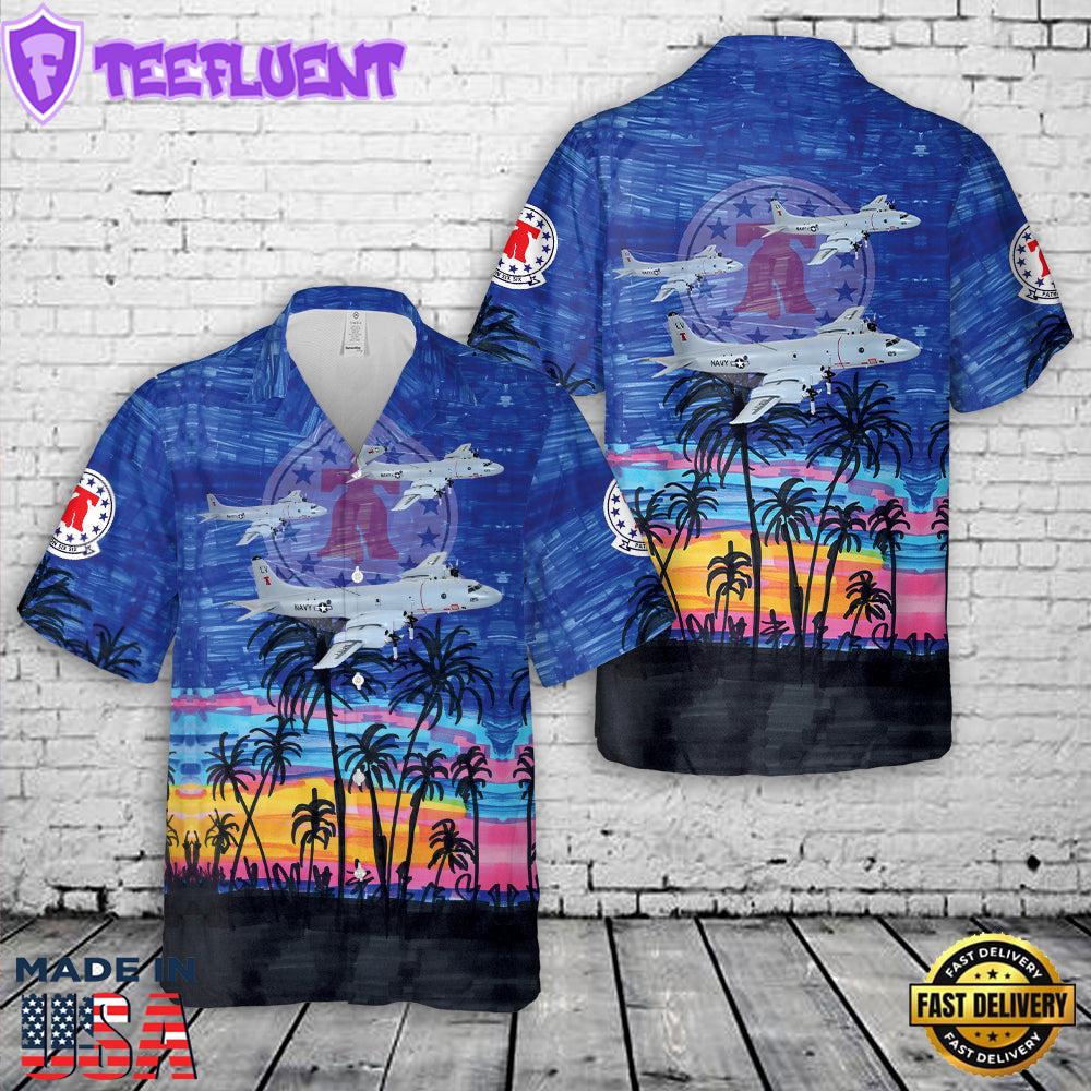 US Navy VP-66 P-3C Orion Liberty Bells Hawaiian Shirt