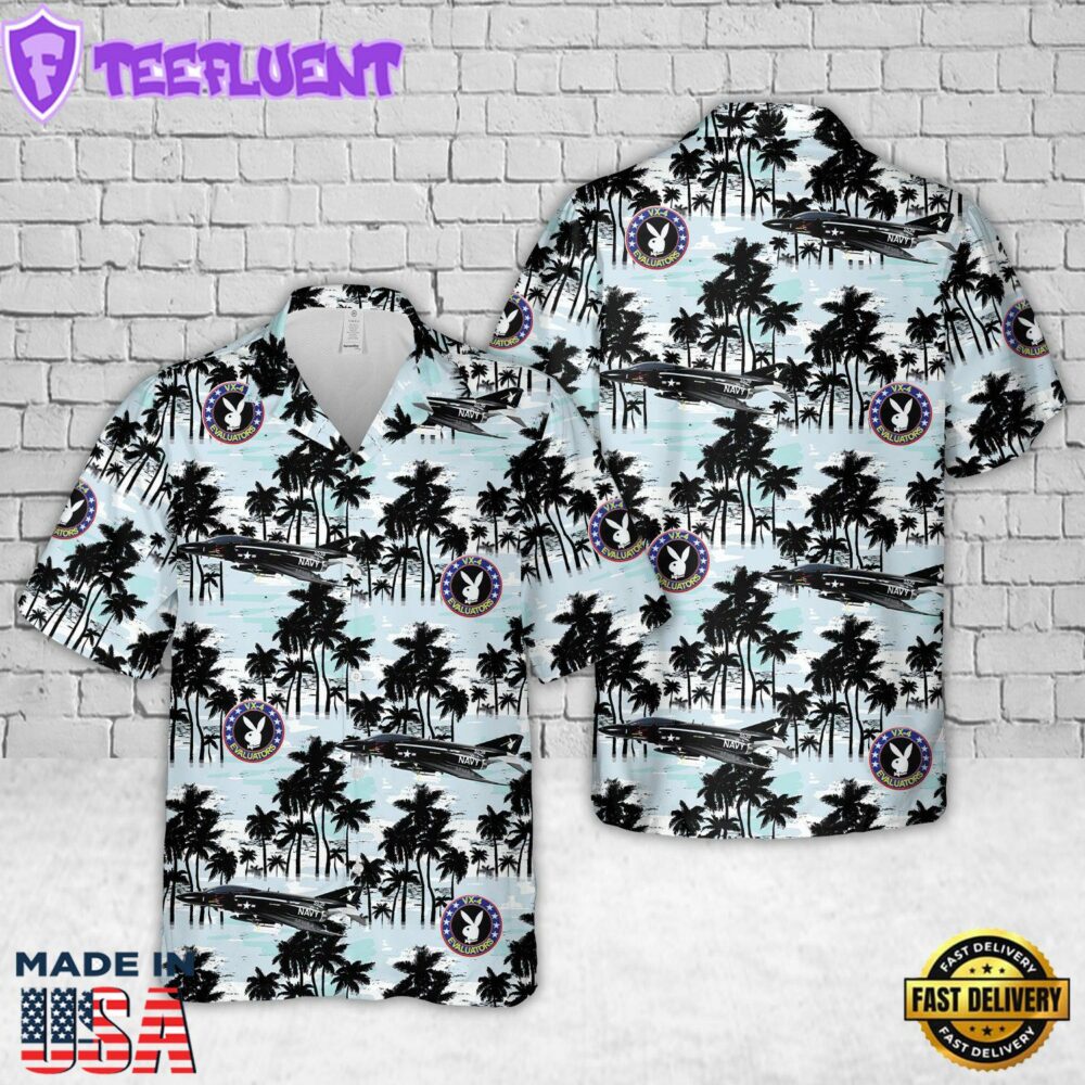 US Navy VX-4, Air Test and Evaluation Squadron Four, F-4J Phantom Hawaiian Shirt