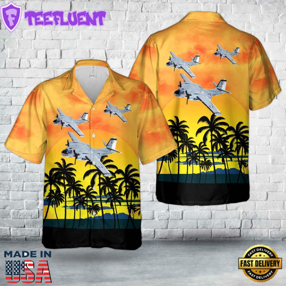 US Navy VX-4 Evaluators C-1A Hawaiian Shirt