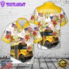 US School Bus, 4th Of July Hawaiian Shirt