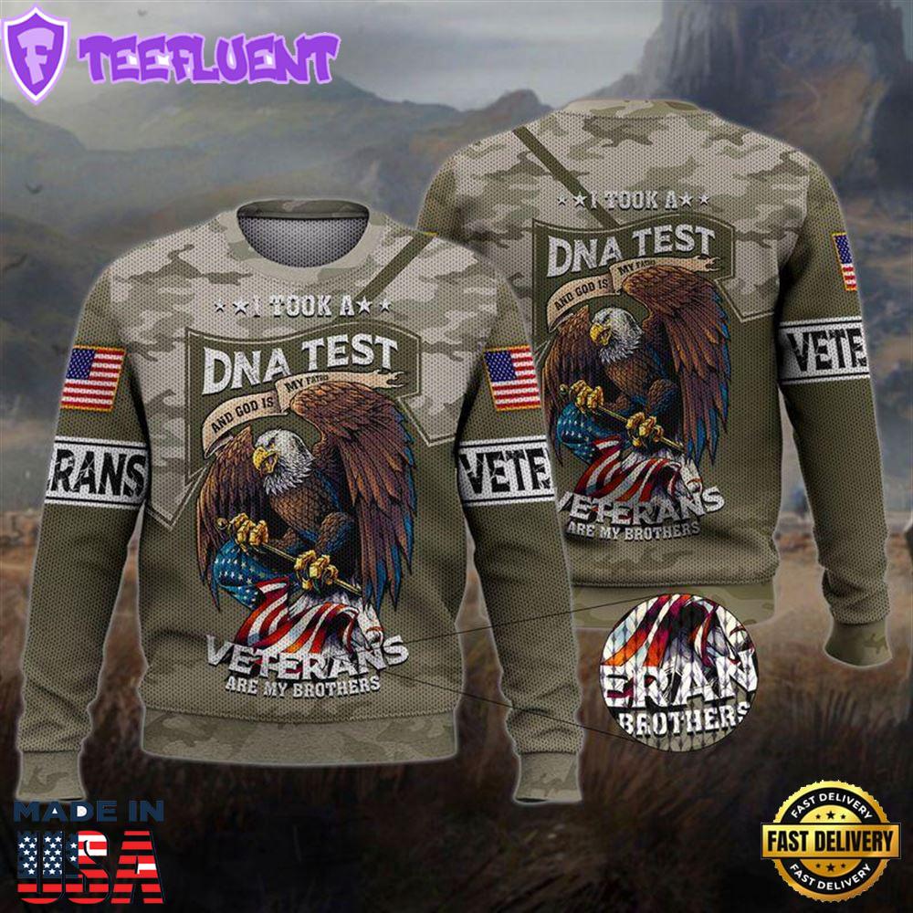 U.S Veteran Ugly Christmas Sweater For Men &Amp Women Adult Us5970