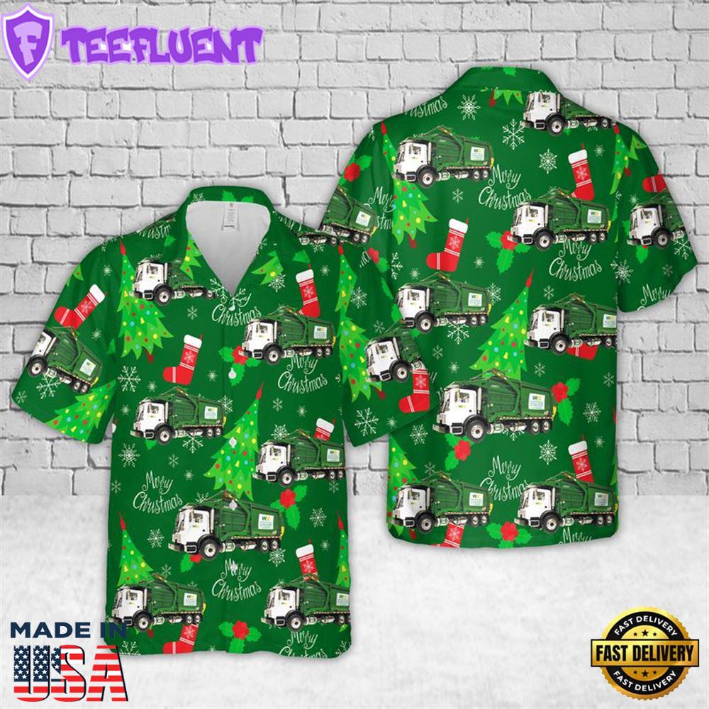 US Waste Management Christmas Hawaiian Shirt