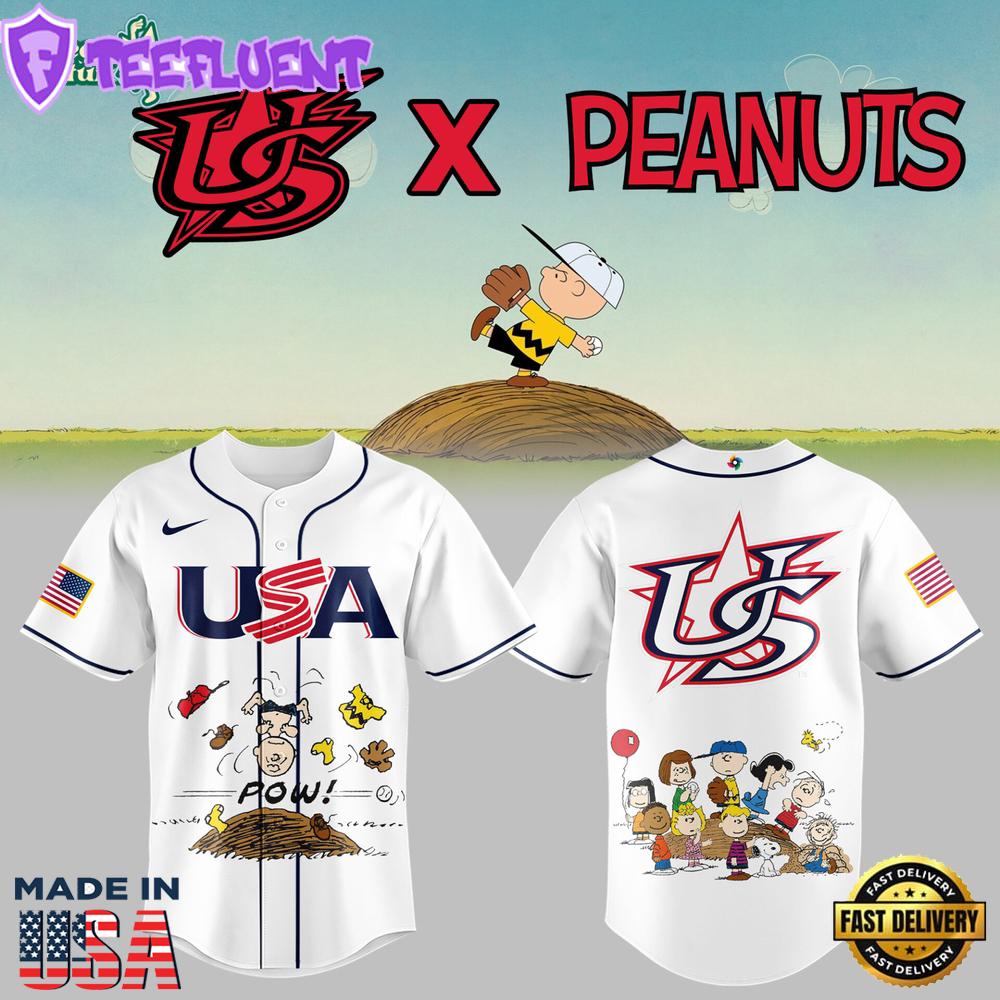 USA Baseball x Peanuts Limited Edition Jersey 2026