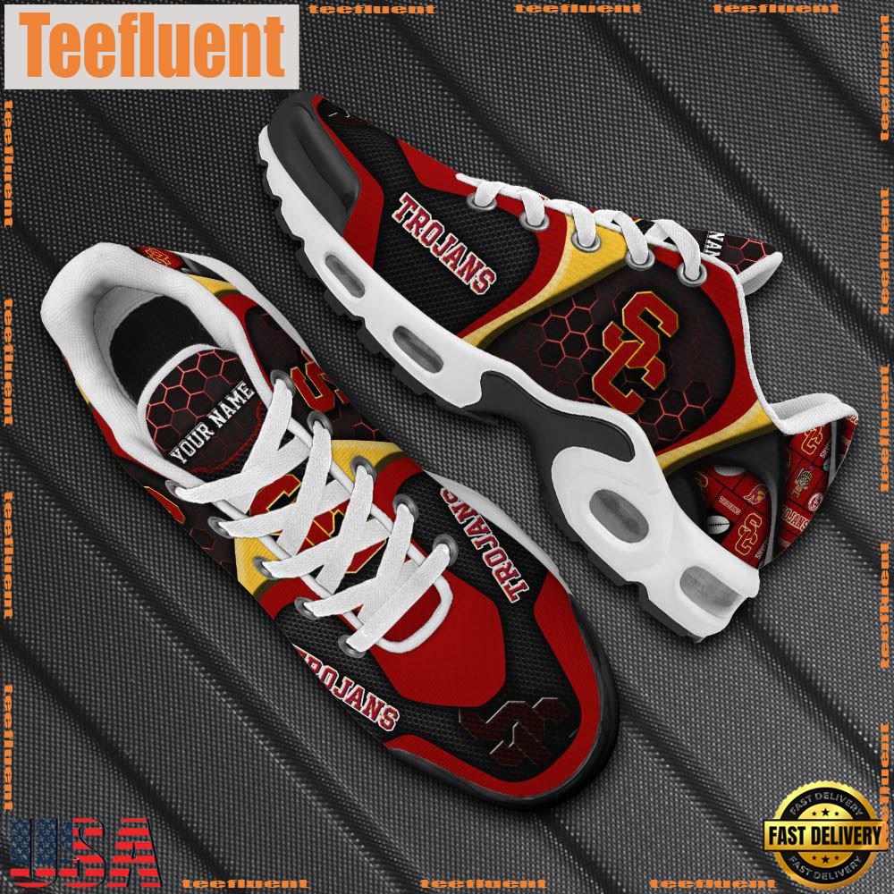 Usc Trojans Tn Shoes Personalized Your Name, Football Team Shoes