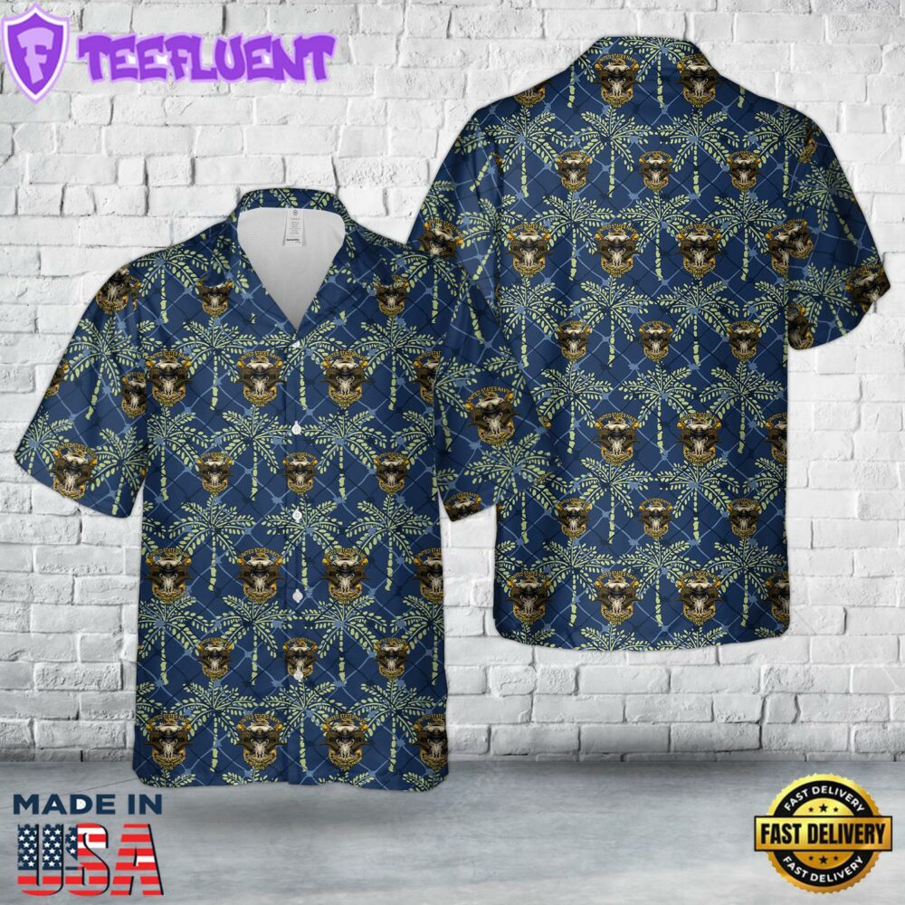USS Emory S Land AS-39 US Navy Chief Hawaiian Shirt
