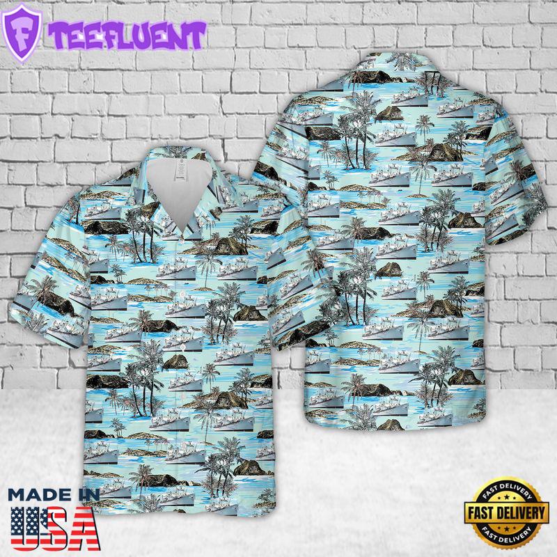 USS Klondike (AD-22) U.S Navy Ship Reunions Hawaiian Shirt