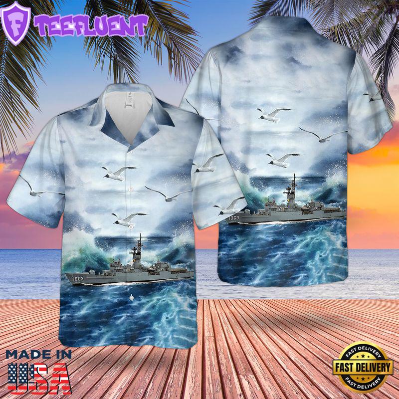 USS Reasoner (FF 1063) U.S Navy Ship Reunions Hawaiian Shirt
