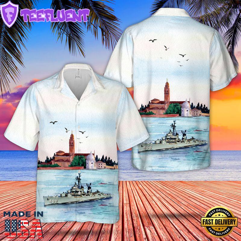 USS Taylor (DDDDE 468) U.S Navy Ship Reunions Hawaiian Shirt