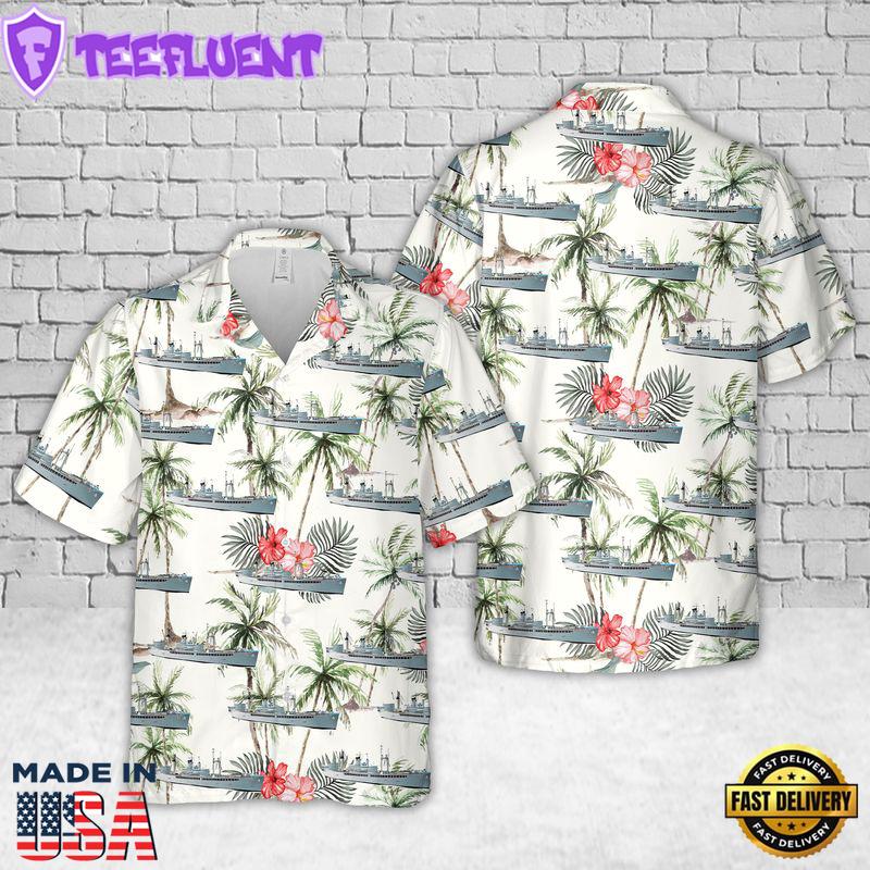 USS Tidewater (AD-31) U.S Navy Ship Reunions Hawaiian Shirt