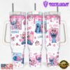 Valentine Day Stitch Disney Stainless Steel Tumbler 40Oz With Handle
