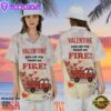 Valentine Fire Truck Hawaiian Shirt