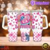 Valentine Stitch Disney Cute Stainless Steel Tumbler 40Oz With Handle