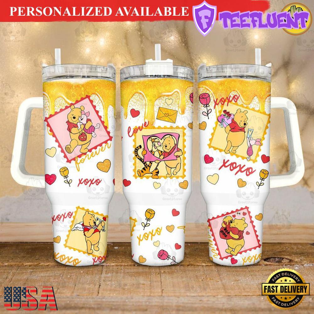Valentine Winnie-the-Pooh Movie Friend 40 oz Tumbler Valentine Stanley , Gift For Valentine's Days Valentine Winnie-the-Pooh Movie Friend 40 oz Tumbler Valentine Stanley , Gift For Valentine's Days