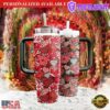 Valentine's Day 40oz with Handle and Straw Pink Hearts Tumbler Valentine's Day Tumbler - 40oz Tumbler with Handle