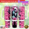 Valentines Jack and Sally 40oz Tumbler with Handle - 40oz Tumbler with Handle