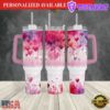 Valentine's pink-red heart balloons 40oz Tumbler - 40oz Tumbler with Handle