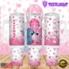 Valentines Stitch Disney Cartoon Stainless Steel Tumbler 40Oz With Handle