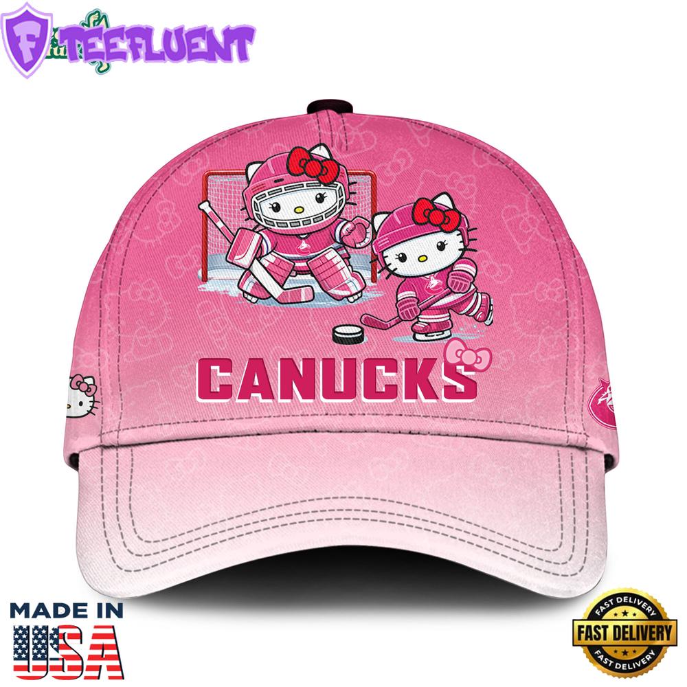 VAN Canucks Special Hello Kitty Limited Edition Cap